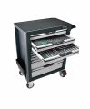 На фото Тележка Toptul с инструментом Pro-Plus 7 секций 261 ед серая GE-26109 (GV-26109)