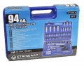 На фото Набор инструмента Стандарт 1/4" 1/2" 94 ед 6 граней (ST-0094-6)