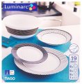 На фото Сервиз столовый Luminarc Tiago 19 предметов (J7857)