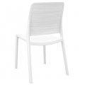 На фото Стул пластиковый Evolutif Charlotte Deco Chair белый (3076540146581)