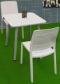 На фото Стул пластиковый Evolutif Charlotte Deco Chair белый (3076540146581)