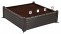 На фото Грядка для растений Keter Garden Bed черная (7290103659806)