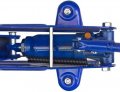 На фото Домкрат гидравлический низкопрофильный Vitol 2 т 90-340 мм в кейсе (N42180)