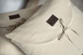 На фото Постельное белье Owl Crema на завязках 200х220 евро (SNZ20-0709)