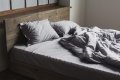 На фото Постельное белье Owl Grey Smoke 200х220 евро (SB00-0251)