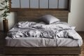 На фото Постельное белье Owl Grey Smoke на завязках 200х220 евро (SZ00-0251)