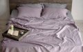 На фото Постельное белье Owl Gray Rose 200х220 евро (SK00-0199/0251)