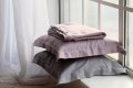 На фото Постельное белье Owl Gray Rose 200х220 евро (SK00-0199/0251)