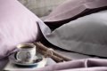 На фото Постельное белье Owl Gray Rose 200х220 евро (SK00-0199/0251)