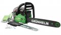 На фото Бензопила цепная Grunhelm 3.2 кВт GS58-18/2 Professional (60093)