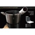 На фото Набор посуды Berlinger Haus Carbon Metallic Line 3 предмета BH-1301