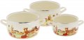 На фото Набор эмалированных кастрюль Metrot Вилладжо 6 предметов 2363 (128755)