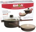 На фото Набор посуды Биол подарочный Мокко 3 предмета (М22ПС)