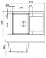 На фото Кухонная мойка Granado Altea Gris (1308)
