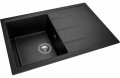 На фото Кухонная мойка Granado Toledo Black shine (2101)
