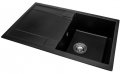 Кухонная мойка Granado Vigo Black shine (1401) На фото Кухонная мойка Granado Vigo Black shine (1401)