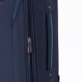 На фото Чемодан на колесах Gabol Loira (M) Blue (924995)