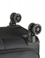 На фото Чемодан на колесах Rock Deluxe-Lite (S) Black (924781)