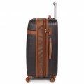 На фото Чемодан на колесах Rock Valiant Coffee Brown Hardshell Expandable (M) (925062)