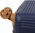 На фото Чемодан на колесах Rock Valiant Cream Hardshell Expandable (M) (923728)