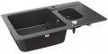 На фото Мойка для кухни Laveo Madagaskar черная (SGQ_731T)