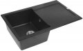 На фото Кухонная мойка Idis Carex Obsidian 508