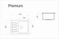 На фото Кухонная мойка Idis Premium Pebble 070