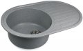На фото Кухонная мойка Idis Vectra Fashion gray 310