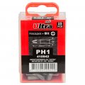 На фото Набор бит Ultra Ph1x25мм ¼ 25шт S2 (пласт кейс) (4010102)