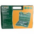 На фото Набор насадок торцевых и биты Grad ¼ ½ 108шт (6004275)