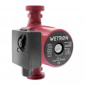 На фото Насос циркуляционный Wetron 100Вт Hmax 6м Qmax 50л/мин Ø1½ 180мм бордо + гайки Ø1 (774232)