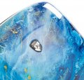 На фото Чемодан Heys Blue Agate (M) Blue Stone (924323)