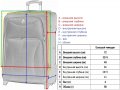 На фото Чемодан Bonro Tourist (большой) вишневый (10032802)