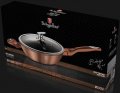На фото Глубокая сковорода с крышкой Berlinger Haus Rosegold Metallic Line 28 см BH-1518N