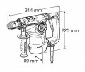 На фото Перфоратор бочковой Makita 800 Вт SDS Plus 2 режима (36305)