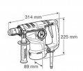 На фото Перфоратор бочковой Makita 800 Вт SDS Plus (29918)
