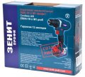 На фото Шуруповерт аккумуляторный Зенит ЗША-18 Li М1 профи (841425)