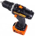 На фото Дрель-шуруповерт аккумуляторный Дніпро-М 18 В Li-Ion (АДЛ2-18.0)
