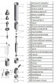 На фото Насос скважинный шнековый VOLKS pumpe 4 QGD 2.5-60-0.75кВт + кабель 15м