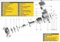 На фото Насос циркуляционный Optima OP25-60 180 мм + гайки + кабель с вилкой