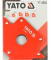 На фото Магнитный угольник для сварки Yato 22.5 кг (YT-0864)
