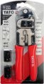 На фото Обжимные клещи для наконечников Yato 4P, 6P, 8P 195 мм (YT-2244)
