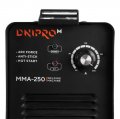 На фото Сварочный инвертор Дніпро-М ММА-250 1.6-5.0 мм 20-250 А (80625005)
