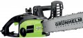 На фото Электропила цепная Grunhelm GES23-40B 2.3 кВт (77544)