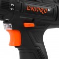 На фото Шуруповерт аккумуляторный Дніпро-М CD-122 QS (80993000)