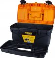 На фото Ящик для инструмента Sigma со съемными органайзерами 434×250×238 мм (7403941)