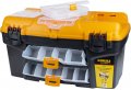 На фото Ящик для инструмента Sigma со съемными органайзерами и консолью 534×291×280 мм (7404141)