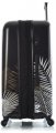 На фото Чемодан Heys Oasis (L) Black/Gold Leaf (926756)