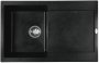 На фото Кухонная мойка Idis Carex Obsidian 508