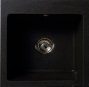 На фото Кухонная мойка Brenor Milano 50 8M Черная Металл